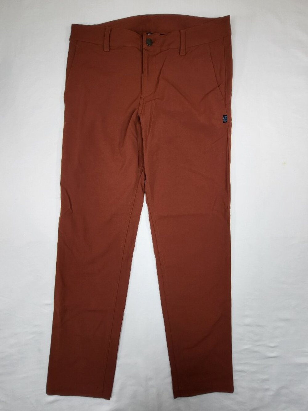 Ornot Mens Mission Pants Size 32 Terra Cotta Rust Cycling Commuter Tech